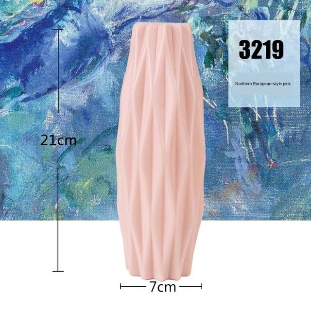 Flower Vases Origami Plastic Style