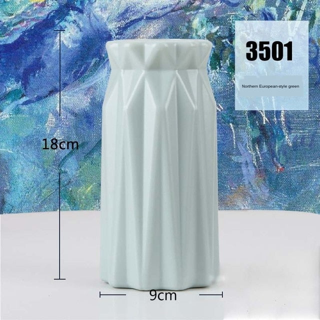 Flower Vases Origami Plastic Style