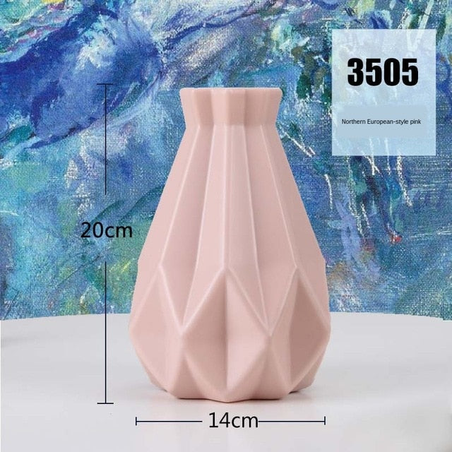 Flower Vases Origami Plastic Style