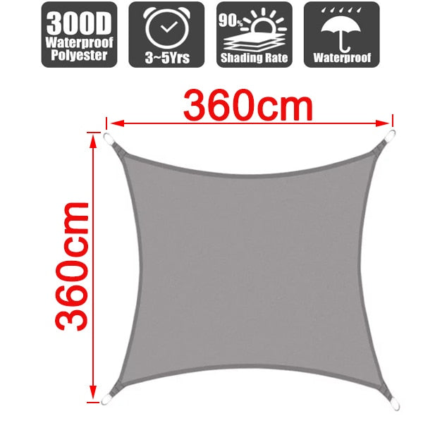 Sun-Shelter Waterproof SunShade Sail Outdoor