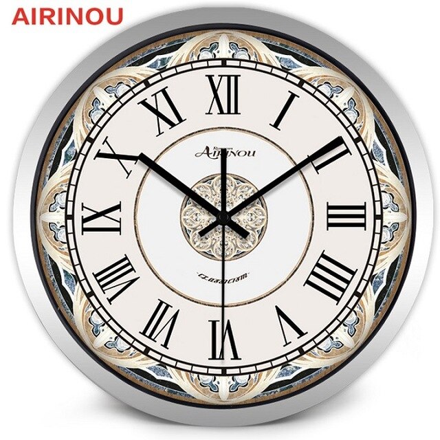 Rome Retro Luxurious Decoration Wall Clock