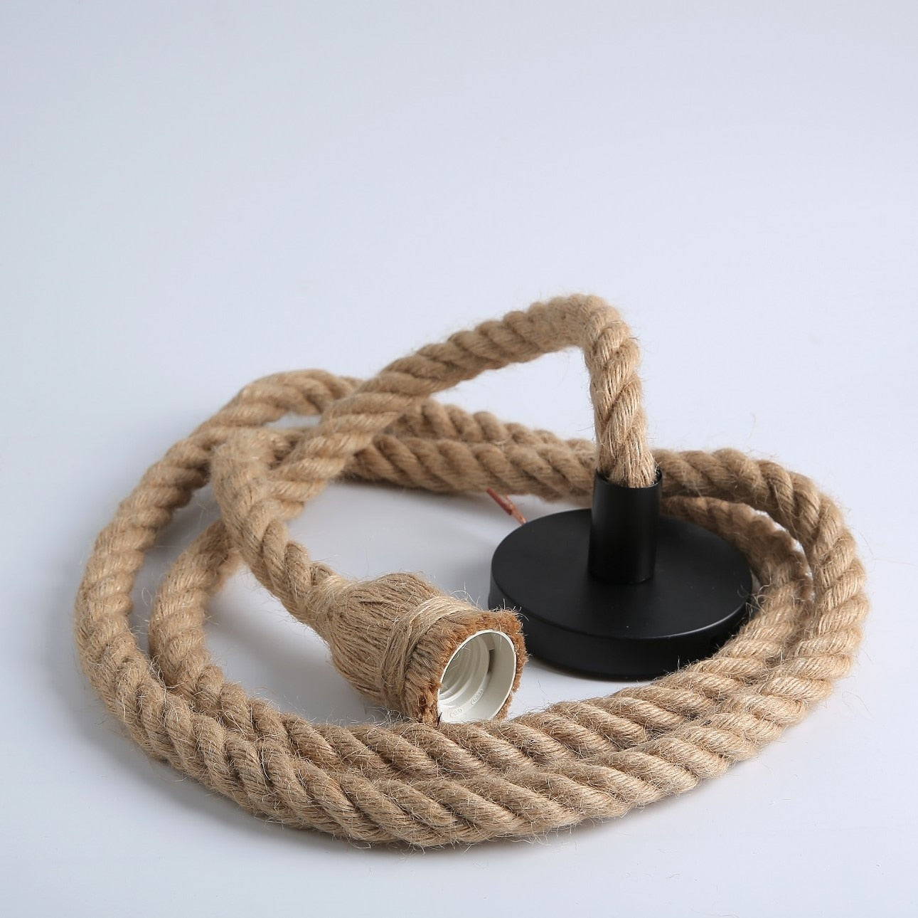 Hemp Rope Lights Vintage Hanging Lamp