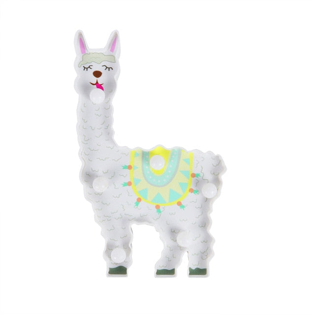 3D unicorn LED light for home decor