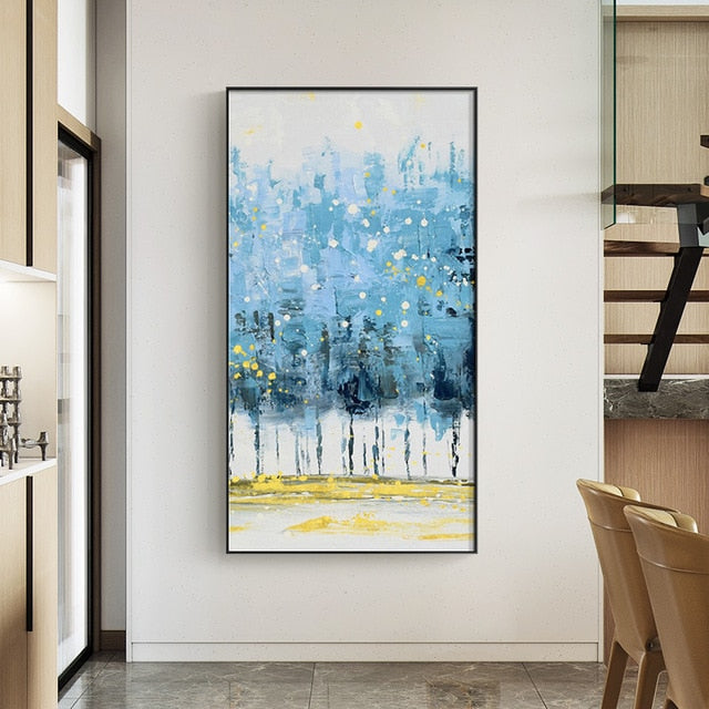 Vintage Abstract Golden Rich Tree Poster