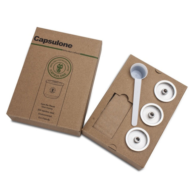 Metal Stainless Steel Refillable Pod Fit