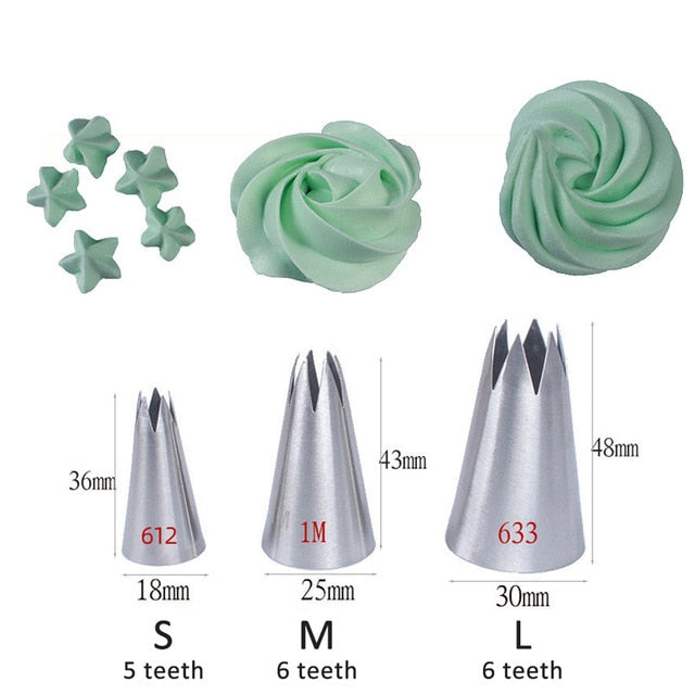 Nozzle Icing Piping Pastry