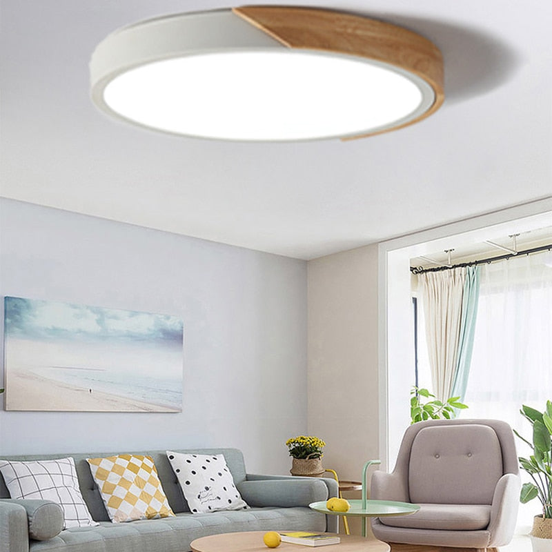 Round Multicolor LED Ceiling Light Modern Lamp
