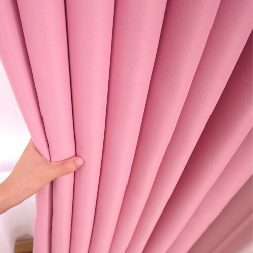 Solid Color Curtains for the kitchen Blinds Modern