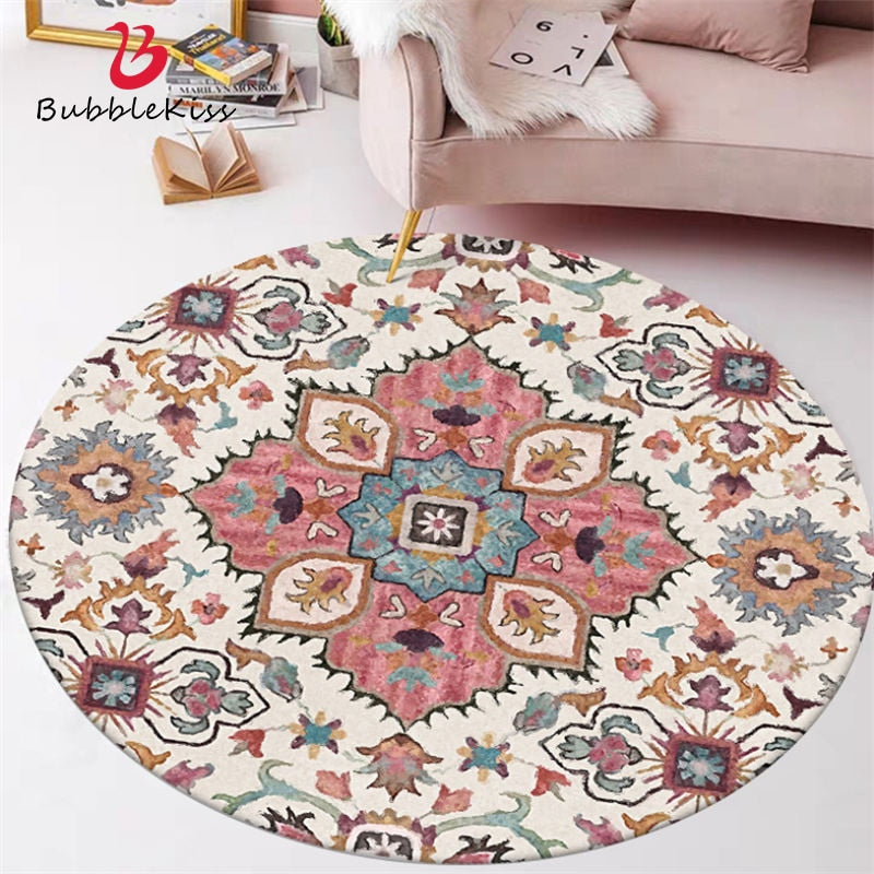 Area Rug Ethnic Style Rooms Mechanical Wash