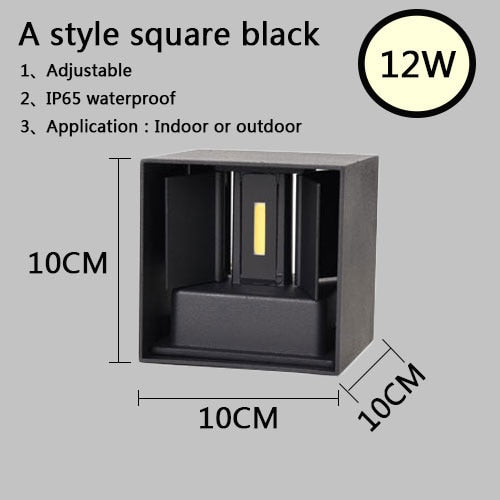 Simple LED Wall Lamp Courtyard Porch