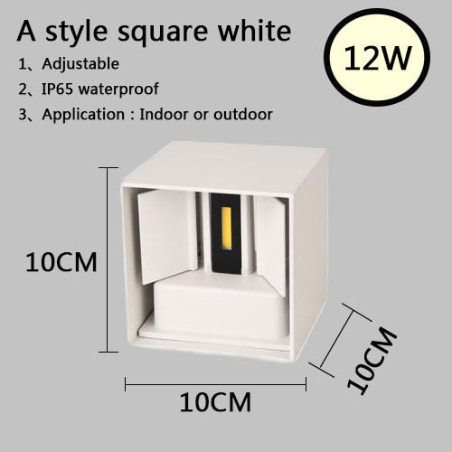 Simple LED Wall Lamp Courtyard Porch