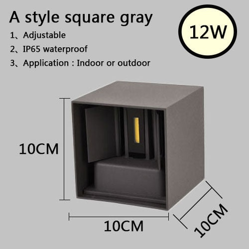 Simple LED Wall Lamp Courtyard Porch