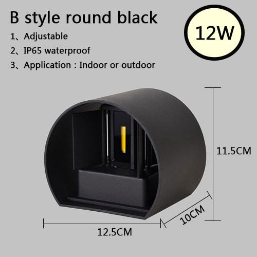 Simple LED Wall Lamp Courtyard Porch