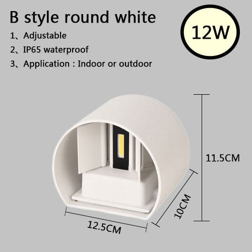 Simple LED Wall Lamp Courtyard Porch
