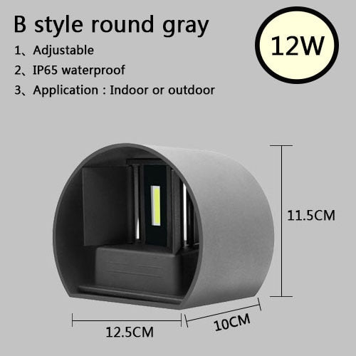 Simple LED Wall Lamp Courtyard Porch