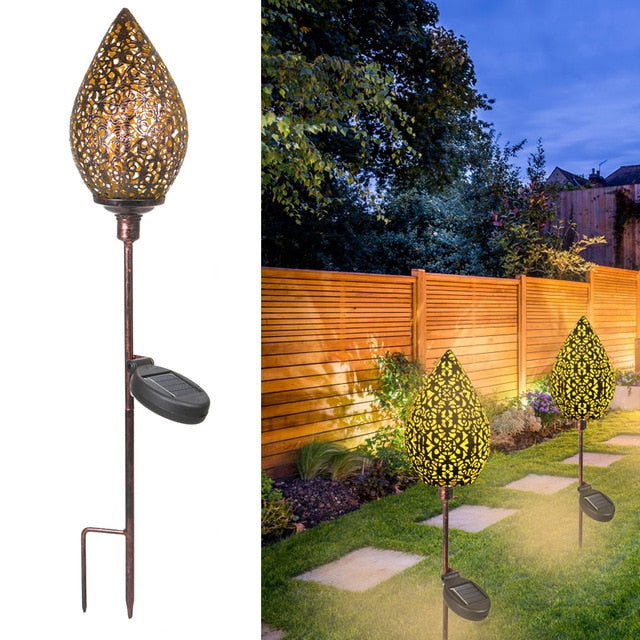 Waterproof solar garden light LED Lantern Hanging