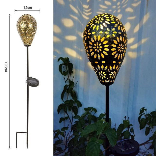 Waterproof solar garden light LED Lantern Hanging