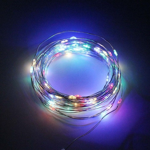 8 Modes Outdoor Solar String Fairy Lights for Garden Street