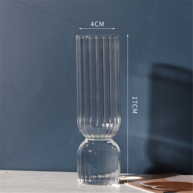Nordic Glass Vase Plant Glass Bottle