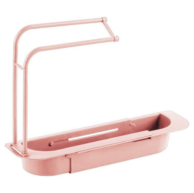Telescopic Sink Shelf Drain Rack