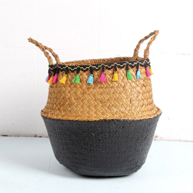 Decorative Garden Flower Pot Rattan Baskets