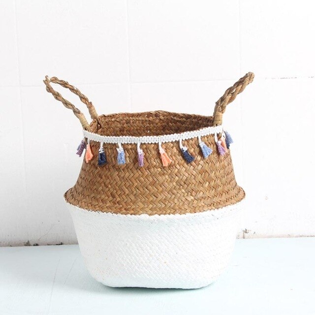 Decorative Garden Flower Pot Rattan Baskets