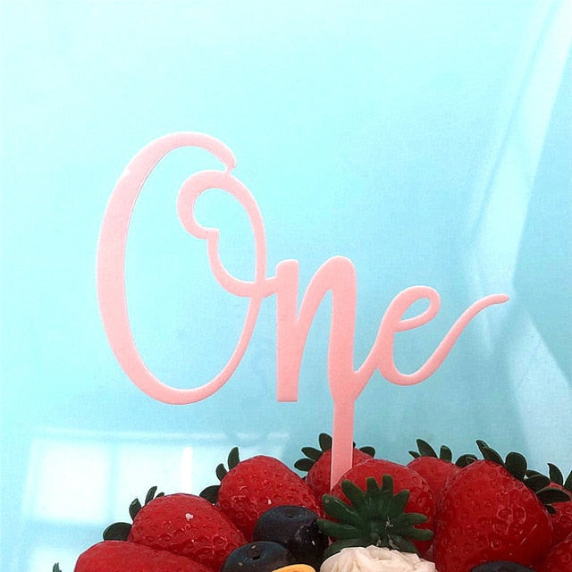 Birthday Cake Topper Acrylic theme Decoration