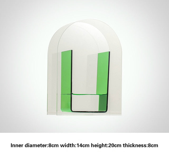 Acrylic Vases Floral Container Party Decoration