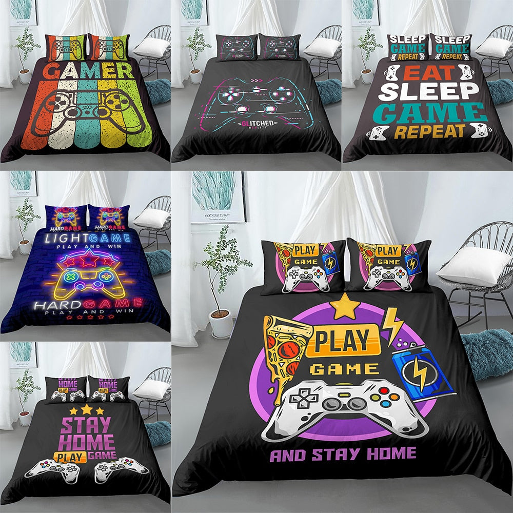 Gamepad Bedding Set Comforter Cover