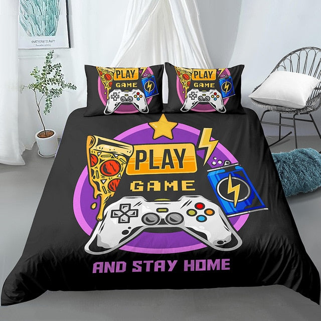 Gamepad Bedding Set Comforter Cover