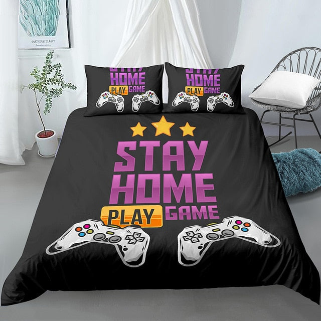 Gamepad Bedding Set Comforter Cover