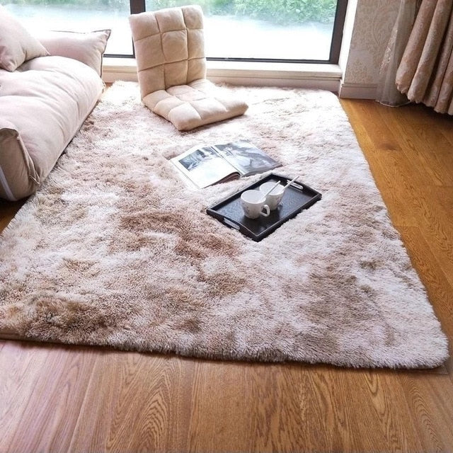 Soft Silk Carpets Rugs Home Rugs Home Tie-dye Gradient