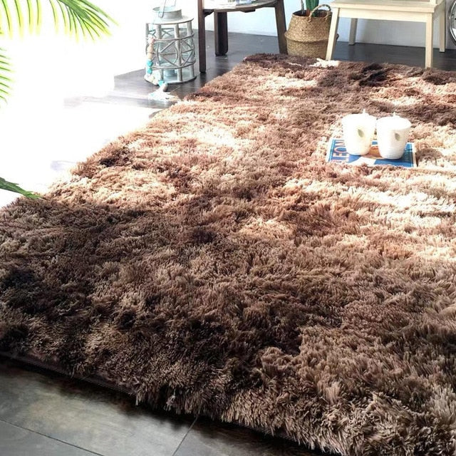 Soft Silk Carpets Rugs Home Rugs Home Tie-dye Gradient