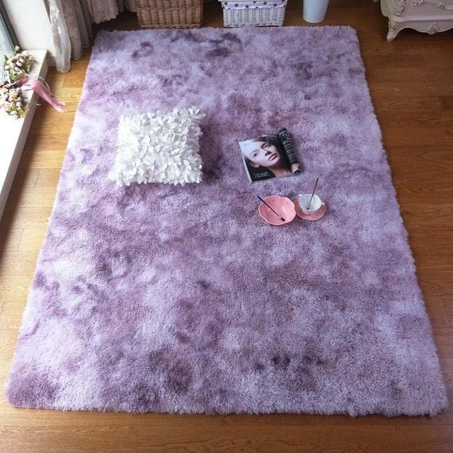 Soft Silk Carpets Rugs Home Rugs Home Tie-dye Gradient