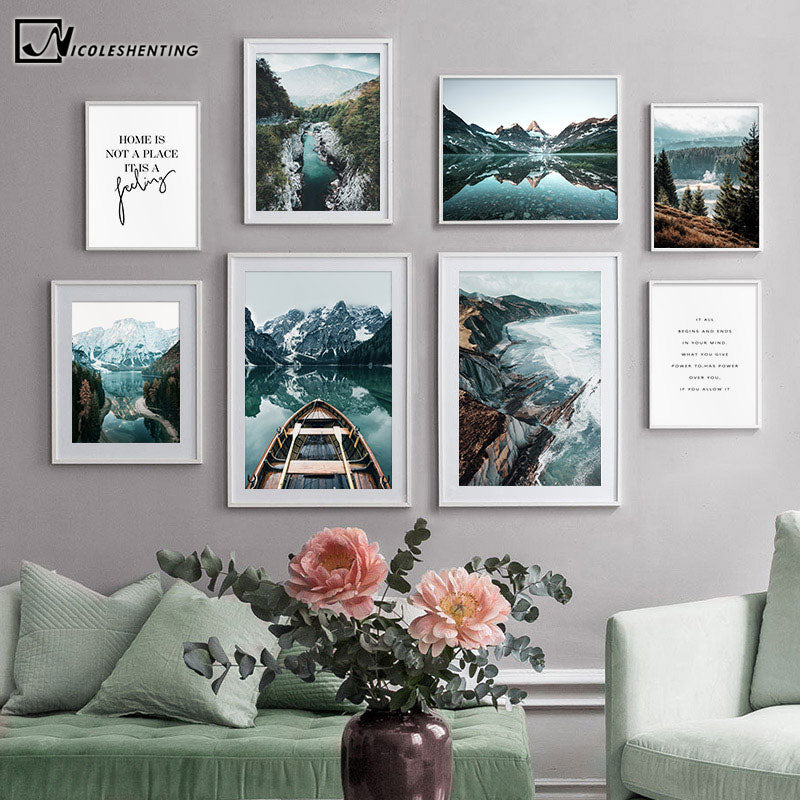 Nature Landscape Art Painting Wall Picture Home Decoration