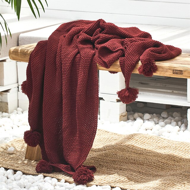 Delicate Needle Throw Blanket Throw