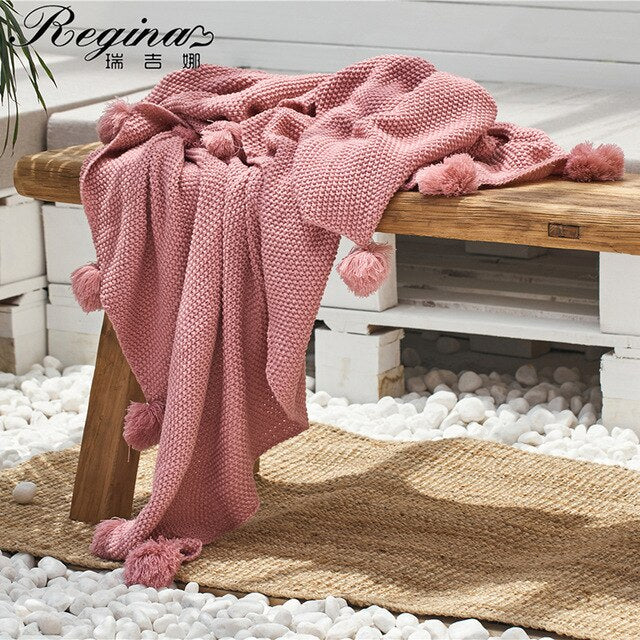 Delicate Needle Throw Blanket Throw