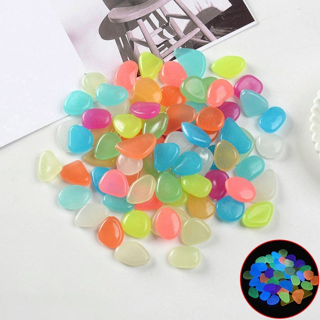 Pebble Rocks Aquarium Glow In The Dark