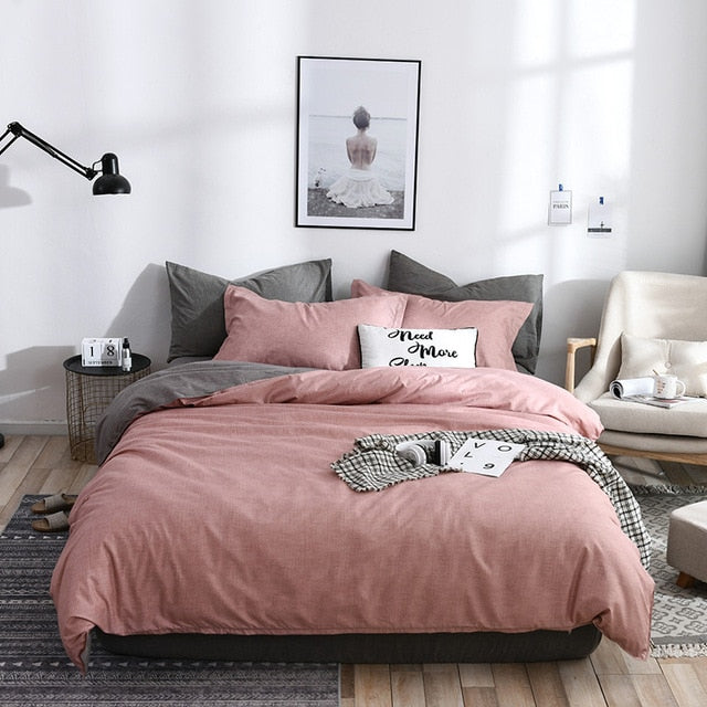 Home Textile Lattice Duvet Cover