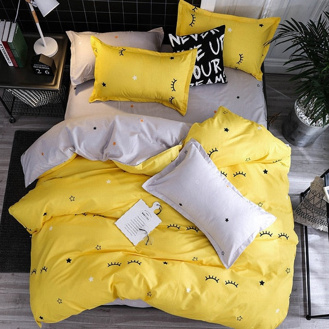 Home Textile Lattice Duvet Cover