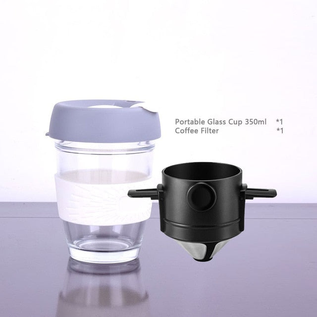 Coffee Filter Portable Drip Holder Funnel