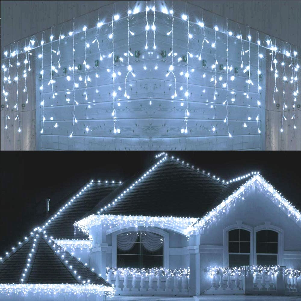 Light Droop Curtain Icicle String Lights