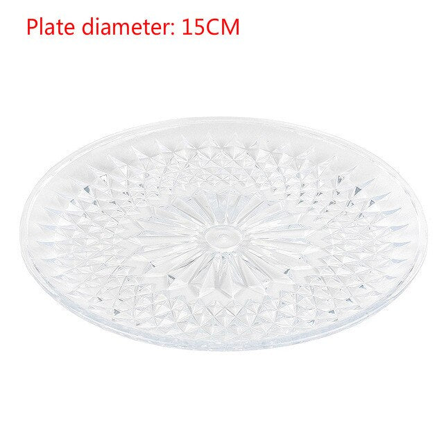Cake Stand 3-layer Plastic Plate Party Storage