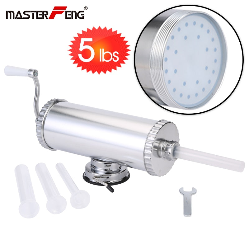 Homemade sausage maker meat stuffer