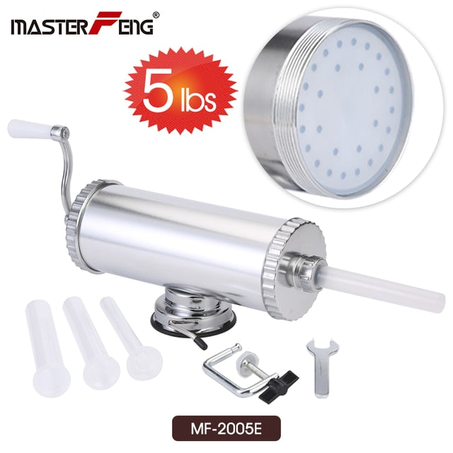 Homemade sausage maker meat stuffer