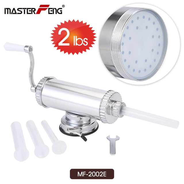 Homemade sausage maker meat stuffer