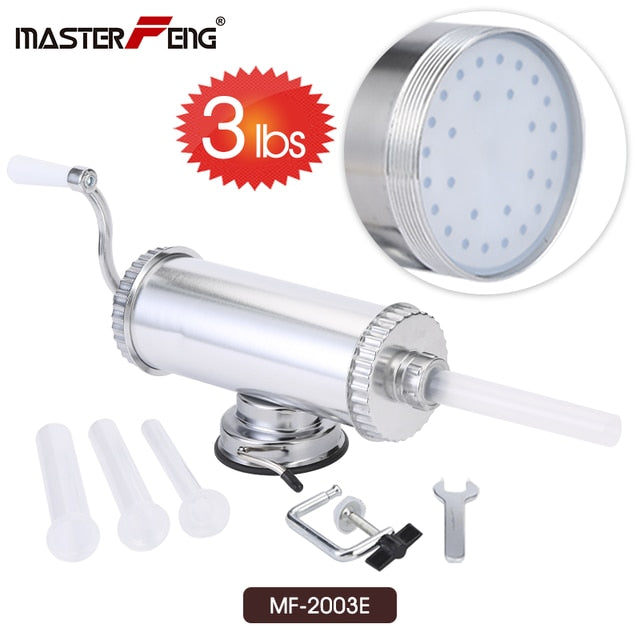 Homemade sausage maker meat stuffer