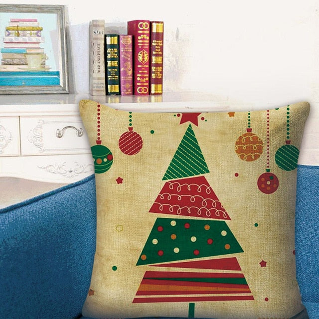 Christmas Decoration Cushion Cover