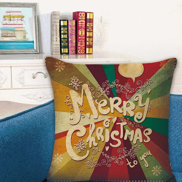 Christmas Decoration Cushion Cover