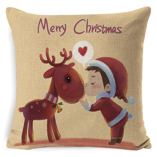 Christmas Decoration Cushion Cover